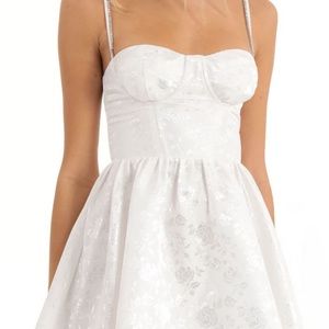 New Lucy In the Sky white mini dress